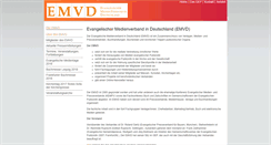 Desktop Screenshot of emvd.de